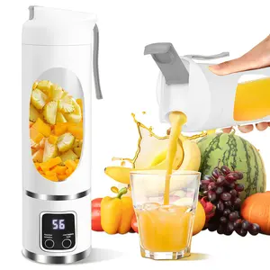 Rechargeable Digital Juicer Blender - Smart LED Display, Diet-Friendly，Leak Proof Design，healthy lifestyle，Leak Proof Design, Makes Shakes & Baby Food in Seconds cup