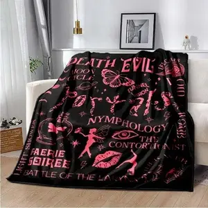 Melanie Martinez  Flannel  Blanket, K-12,PORTALS,Lightweight Warm Insulation for  Sofa Bed Office Car