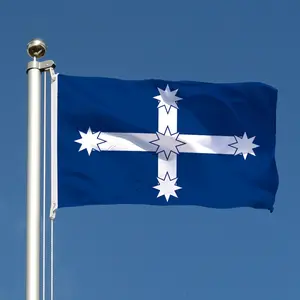 2X3Ft 3X5Ft, Australian Eureka Stockade Flag, Yard Sign, Outdoor Decorative Banners, Garden Flag Decor, Yard Flag Decor, Outdoor Decor Supplies, Statement Piece, Themed Decor. 90X150Cm 60X90Cm, Durable Flag