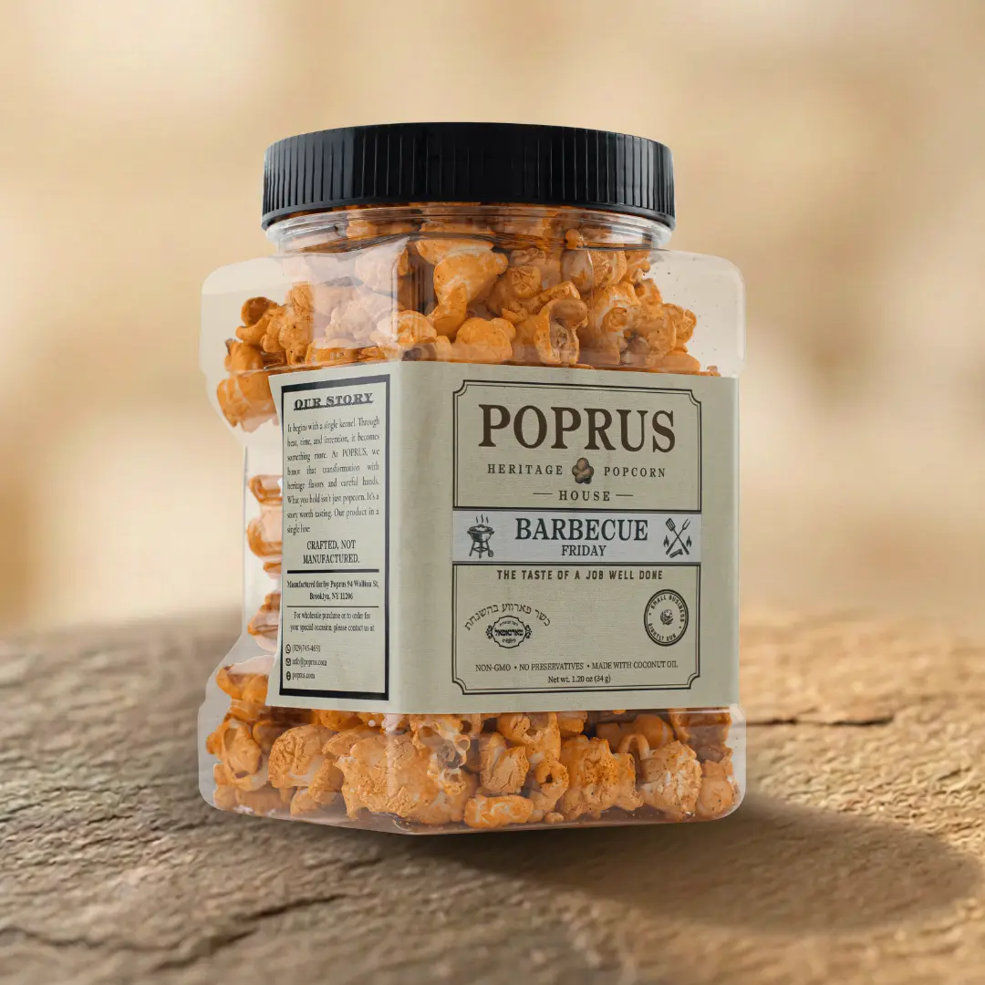 Poprus - Barbecue Friday - Flavored Popcorn