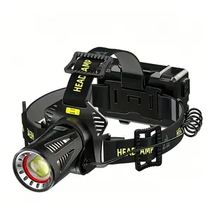 XHP360 Sensor Headlamp: Zoomable, Multi - Mode, Long - Lasting survival supplies usb rechargeable waterproof headlamp durable brightness festival gift Strong Flashlight