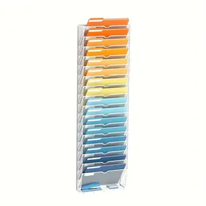 New 16 tier Wall File Organizer Hanging Wall File Holder Papers Office folders