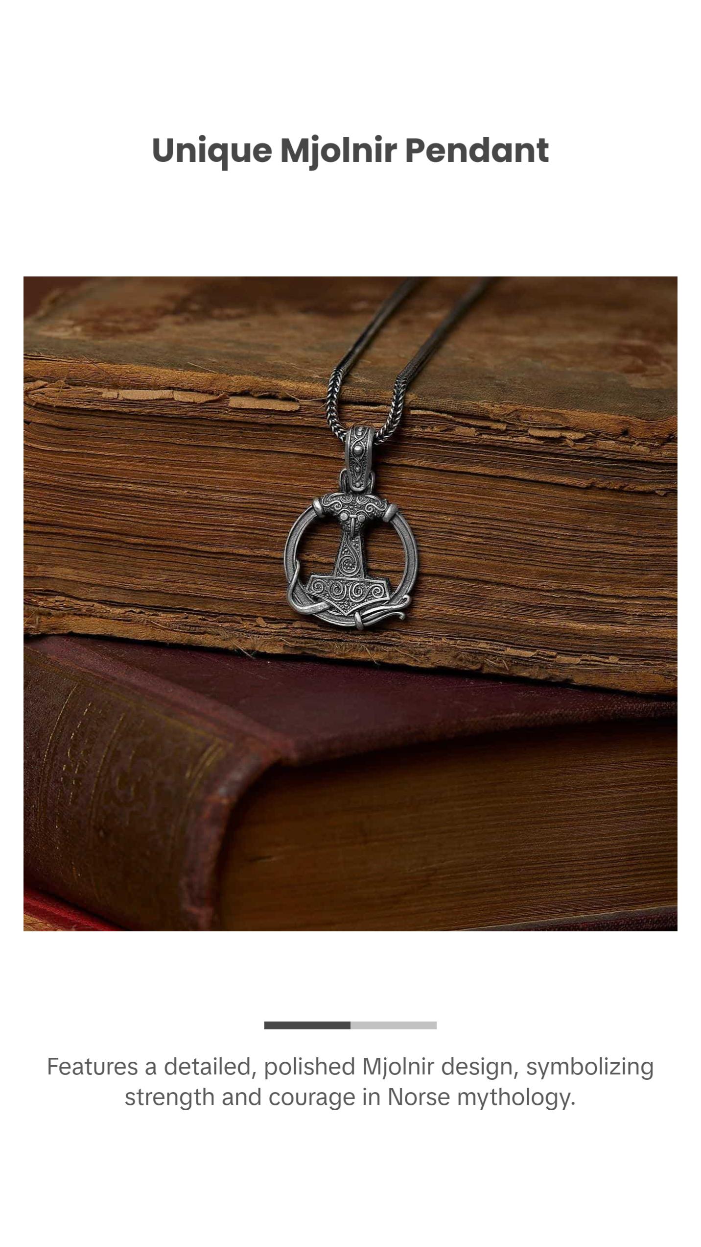 Mjolnir The Thor Hammer Necklace