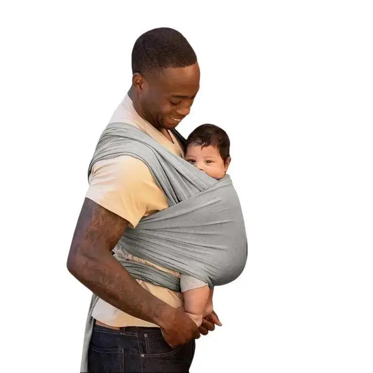 Baby Bliss Baby Wrap Carrier for Newborns up to 35 lbs - Soft & Breathable Fabric, Adjustable Fit, Portable & Lightweight, Ideal for Bonding