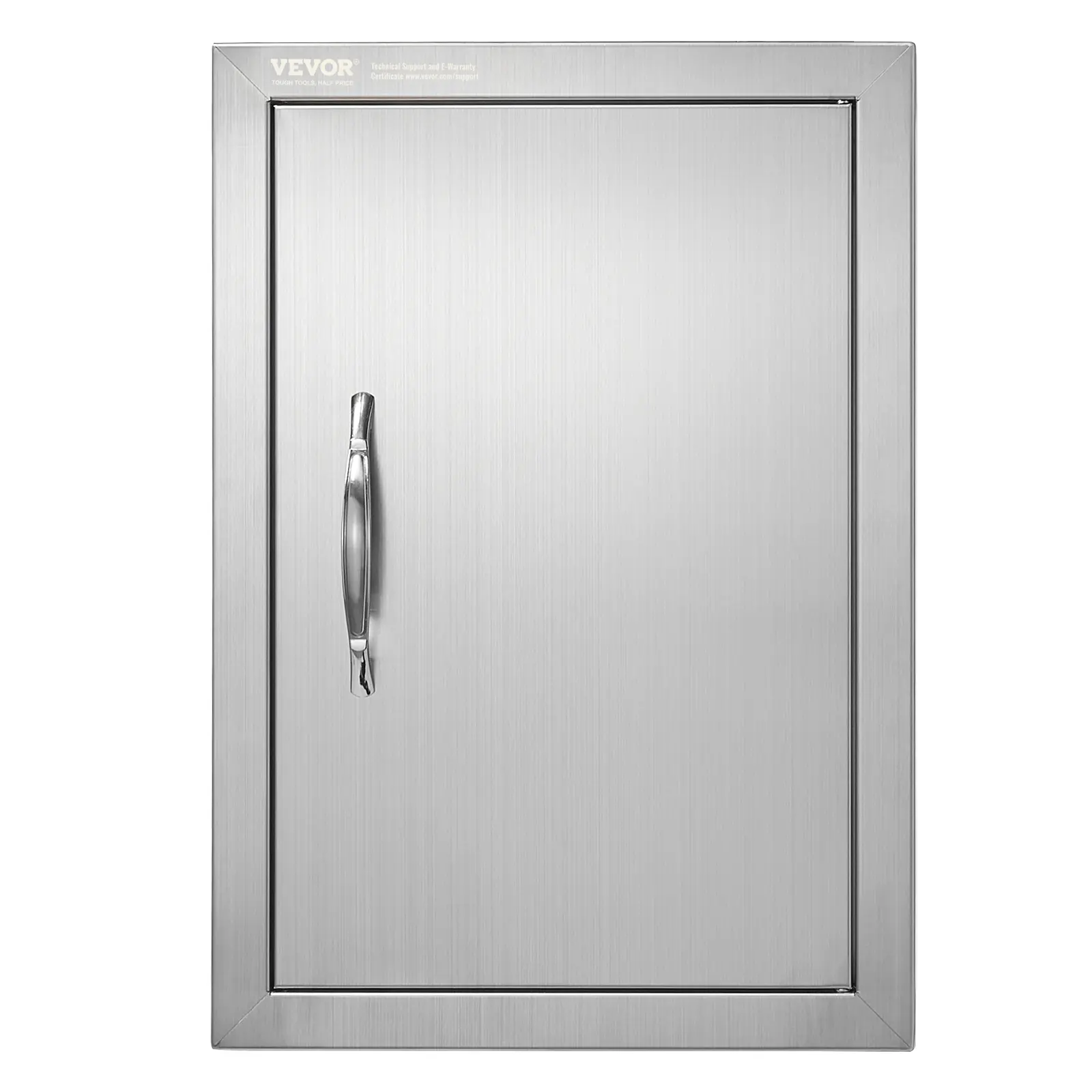 【DealsForYouDays】VEVOR 14x20x2 in Stainless Steel BBQ Access Door, Flush Mount Vertical Wall Unit with Handle, Waterproof Insect-Preventing Easy-Setup Doors for BBQ Island, Outdoor Cooking & Island Mount Kitchen Cabinets