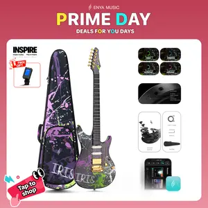 【Music, Evolved.】Enya Inspire Electric Guitar 39 Inch Smart Electric Carbon Fiber Guitarra with 15W Wireless Speaker, 20 Distinct Tones, Onboard Presets, Gig Bag, Charging Cable, Adjusting Wrench, mothersdaygift,tiktokshopstockup，#Summervibes