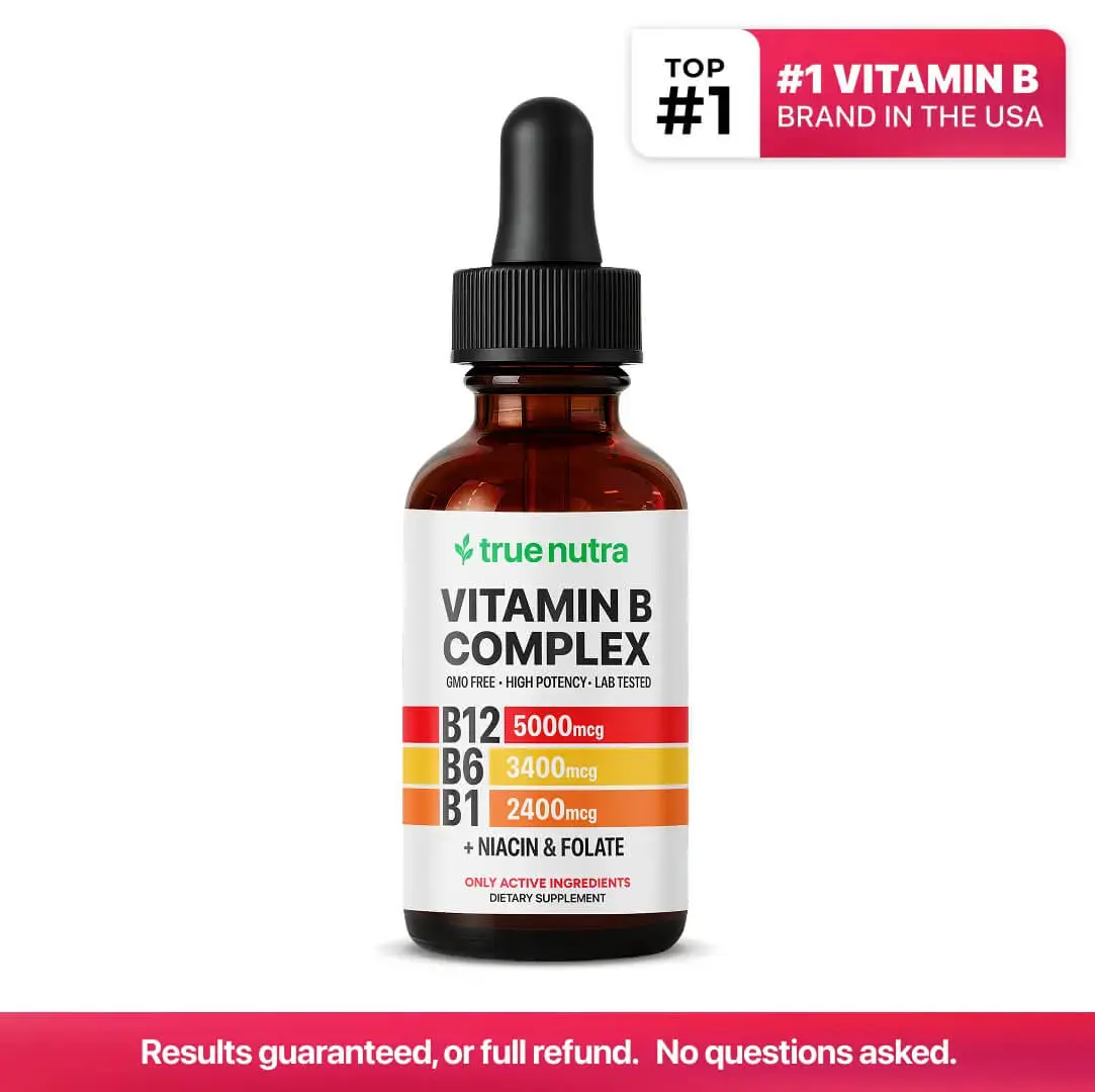 True Nutra Natural Vitamin B Complex Drops True Nutra Natural Vitamin B Complex Drops