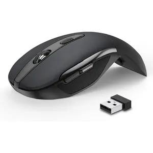 SQ-MUW008 Folding Wireless Mouse, 2.4G Travel Mouse Portable 3 Adjustable DPI 2000\/1500\/1000 Compatible with Notebook, PC, Computer, 2-Year Battery Life