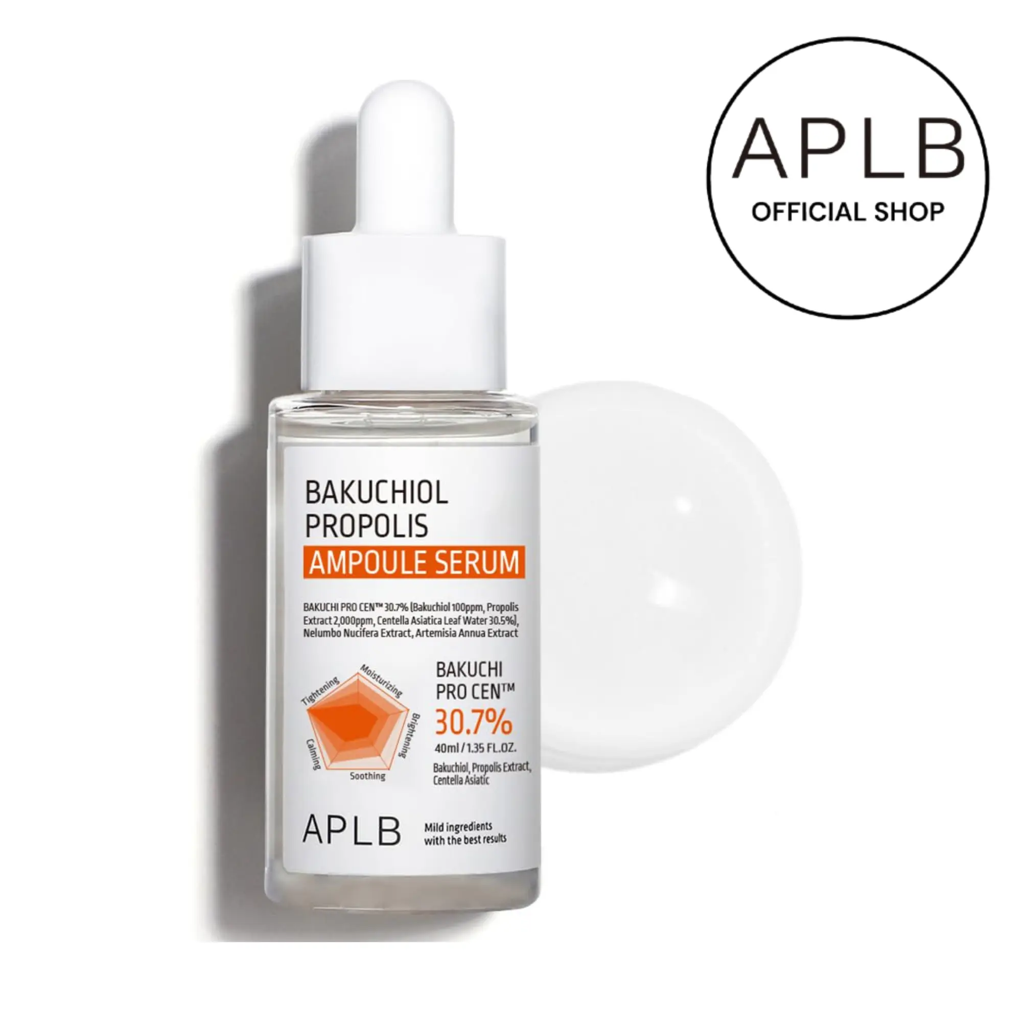 [APLB Official] APLB BAKUCHIOL PROPOLIS AMPOULE SERUM 40ml