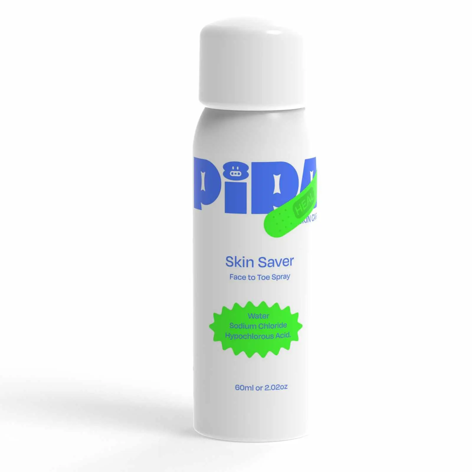 Skin Saver by Pipa Skincare Hypochlorous Acid Spray - Calms Redness, Supports Skin Healing, Restore, Fragrance Free, Hormone Disruptor Free, Dermatologist & Pediatrician Approved l Gentle Clean Acne prevention l Non-toxic Skincare for Kids & Pre-teens