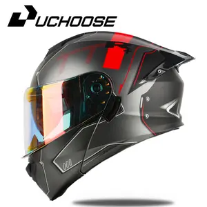 Uchoose Motorcycle Helmet Visor Open Face Retro Cruise Riding 3C Summer Winter Hot Days Unisex Scooter Full Racing Helmet