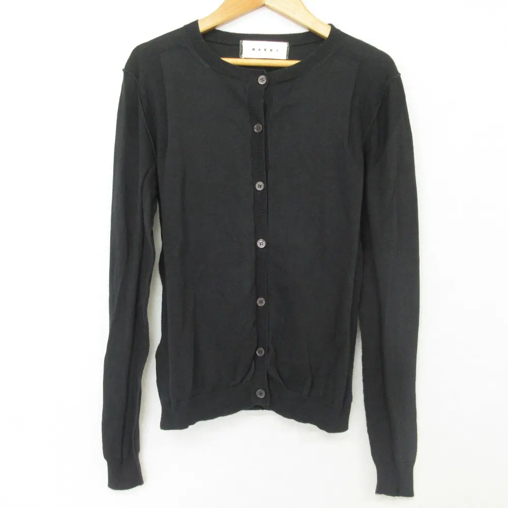 Pre-owned MARNI Cotton Small Leather Goods Cardigan