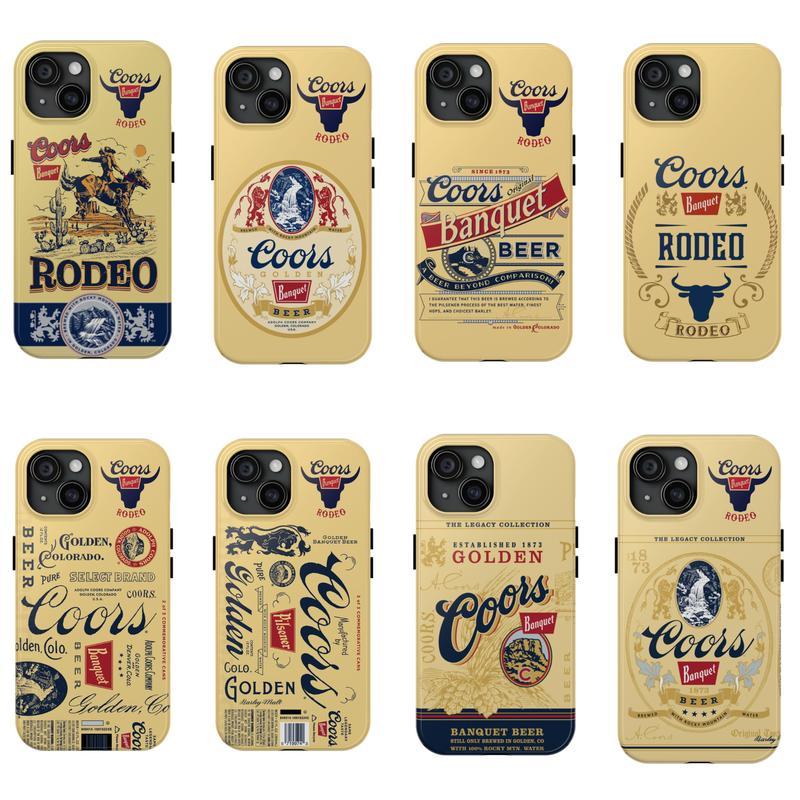 Cell Phone Case Rodeo Coors Banquet Heritage Phone Case COORS RODEO Cover Cowboy Design ...