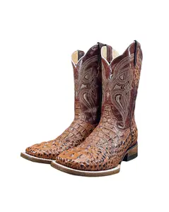 CAIMAN NECK "COGNAC" | MEN'S COWBOY BOOTS - FINAL SALE