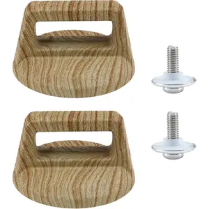 2pcs Replacement Knob For Pot Lid,Pan Lid Holding Handles Universal Replacement Pan Lid Holding Handles for Kitchen Cookware Light Grain