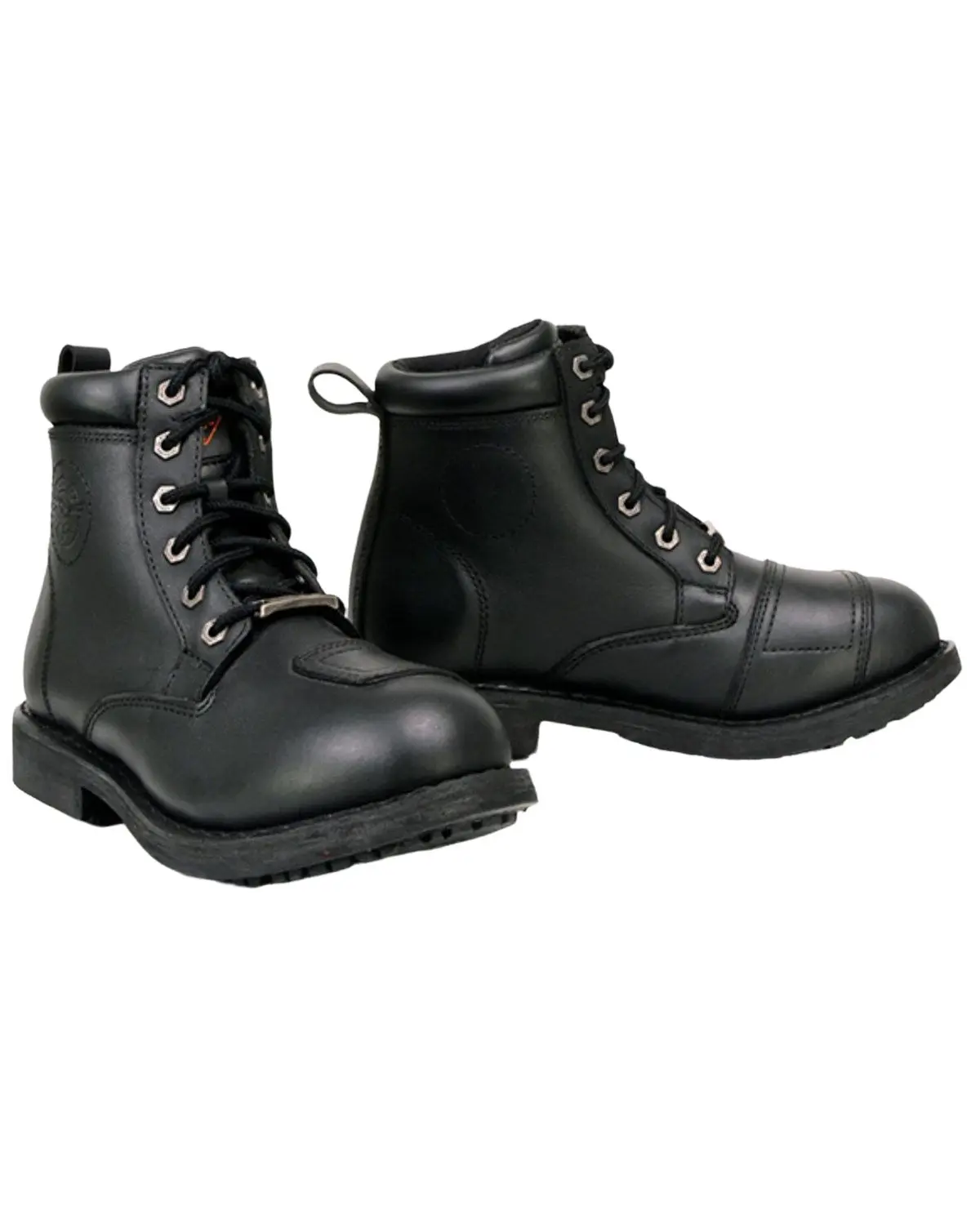 Milwaukee Leather Women's Women'S Shift Changer Lace-Up Motorcycle Boot - Mbl9322