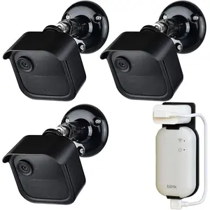Blink Outdoor Camera Mount Bracket Compatible with Blink Outdoor 4th Gen Camera,Weatherproof Protective Housing and 360  Adjustable Mount (Blink Camera Not Include) 3PACK