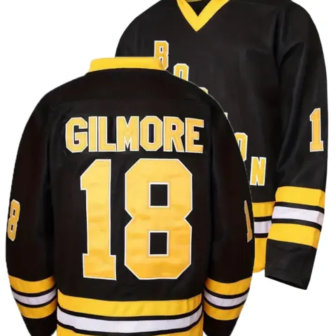 Men's Hockey Jersey, Stitched #18 Embroidery Hockey Jersey, Casual Loose Sportswear for Training & Competition, Sportswear for All Seasons, Athletic Wear, Sportswear Clothing