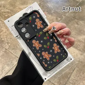 Gingerbread Whimsy Advanced fashion gift Case for Samsung S24 ultra plus S25 S23 S22 Ultra Plus Shockproof Non Slip Military-Grade Protection Silicone Cover