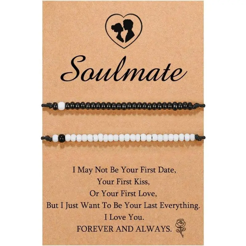Couple Promise Bracelet Set – Adjustable Cord Design for Men & Women  Long-Distance Bond Style Jewelry  Perfect for Daily Wear & Meaningful Relationship Gifts