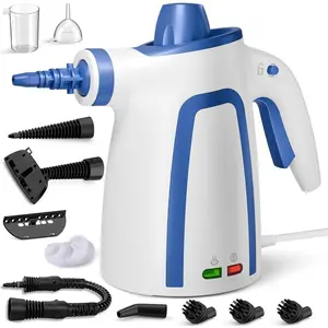 Steam Cleaner, Handheld Steam Cleaner for , Pressurized Steamer for Cleaning Carpet, Floor, Upholstery and , 13ft Extra-long Power Cord & 11 Multi-Purpose Accessories