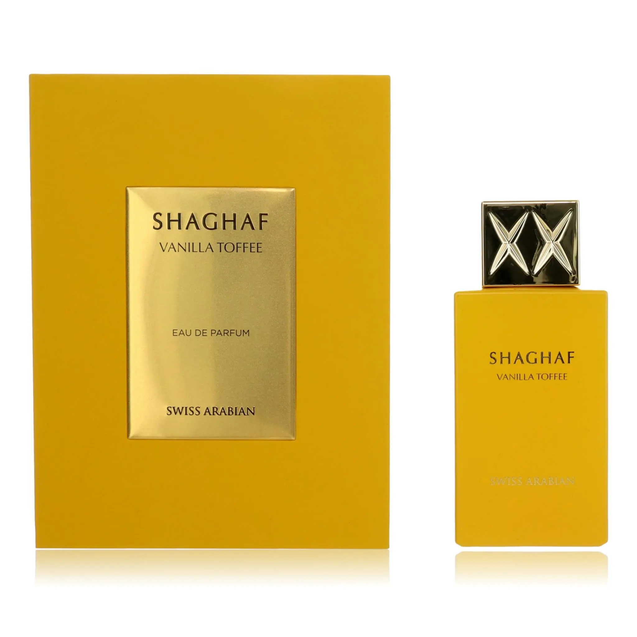 Swiss Arabian Shaghaf Vanilla Toffee Unisex EDP Spray - 2.5oz, with Top Notes of Toffee and Coffee, Top Notes Toffee And Coffee