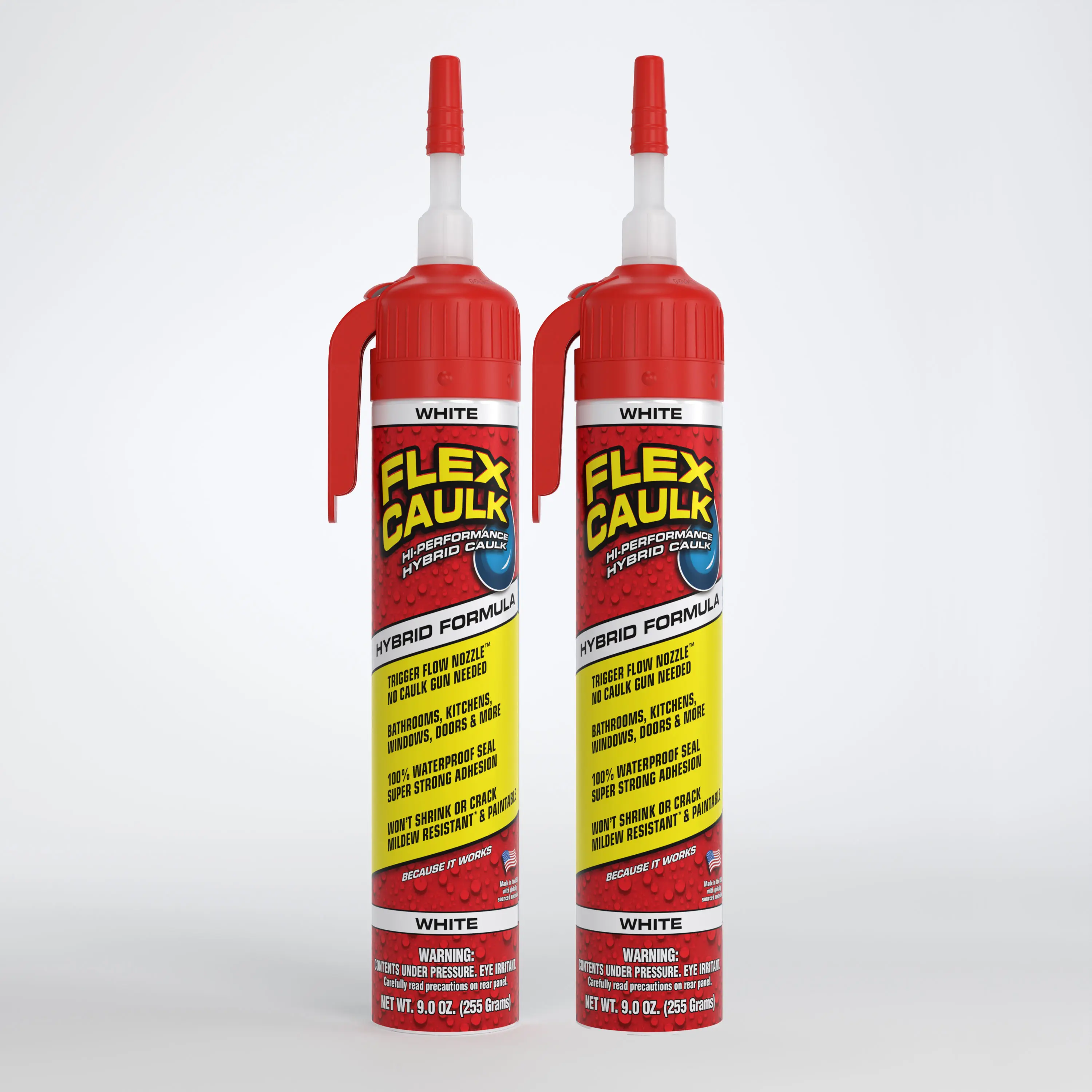 Flex Caulk High-Performance Rubberized Caulk & Sealant - 2 PACK