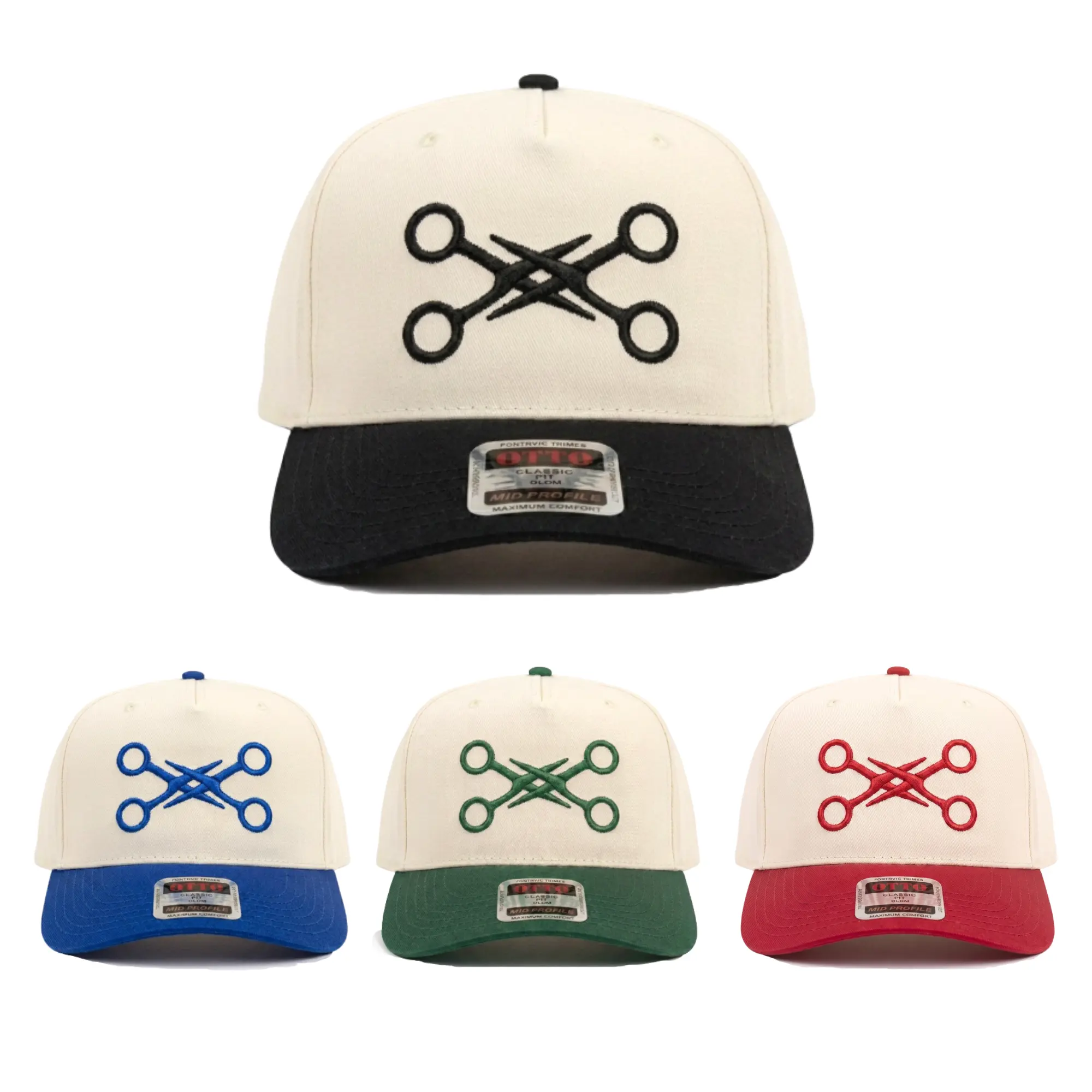 Lesbian Scissors Embroidered Trucker Hat, Sarcastic Lesbian Hat, LGBTQ+ Pride Month Two Tone Hat, Coming Out Gift