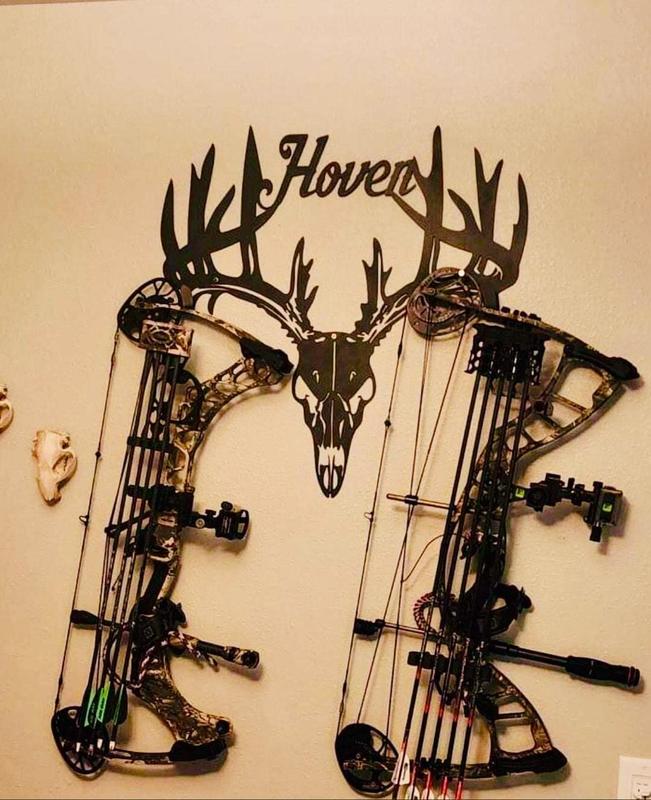 Custom METAL BOW HOLDER, Metal Bow rack, Personalized metal bow holder, Metal