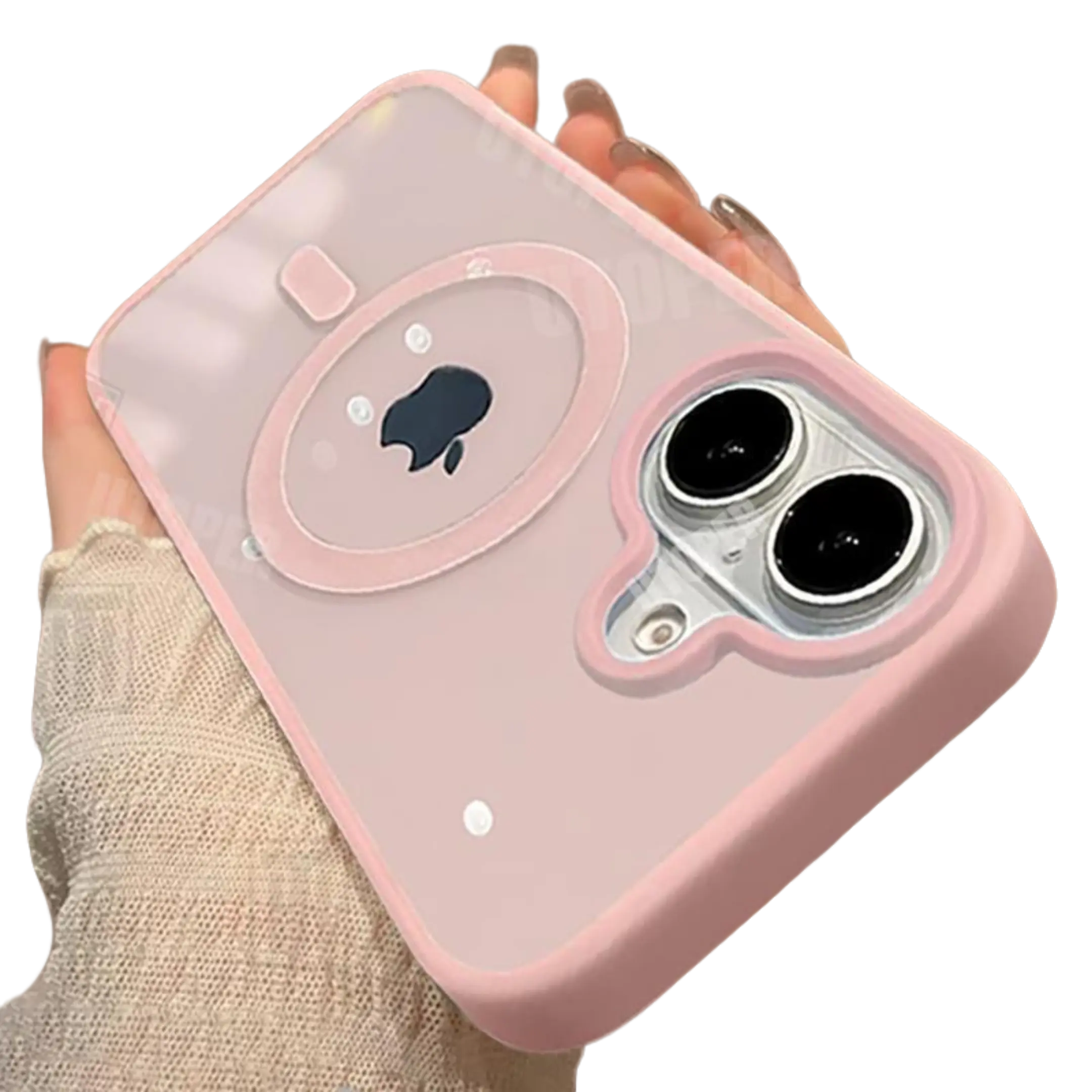 Ultra-thin New Senior Pink Magsafe MagneticPhone Case Compatible with iPhone 11, 12, 13, 14, 15, 16, 17 Series, Samsung Galaxy S22, S23, S24, S25, S26,Trendy and Protective Case for Every Style Smartphone Shockproof Protection Cellphone, Casing