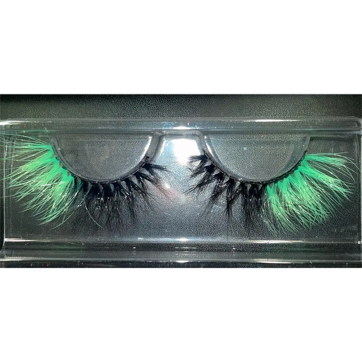Eyelash Strips with Green, Cosmetic