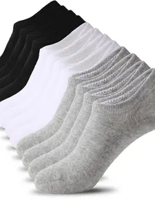 6 Pairs Anti-Slip Invisible Socks for Men and Women, Low-Cut Invisible Lining Ankle Socks, Comfortable and Discreet Footwear