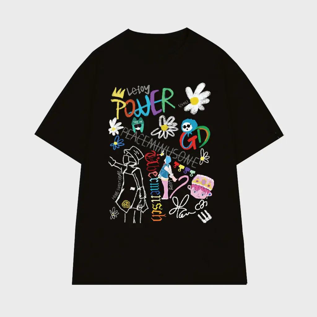 GD Icon BothSide T-Shirt 2745 – Bold Symbolic Design for G-Dragon