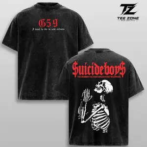 Retro 90s Suicideboys The Number You Have Dialed is Not in Service Two Sided T-Shirt, Vintage Pop Music Graphic, Oversized Heavyweight Tee for Men Women, Old School Hip Hop Apparel, Nostalgic Concert Fan Gift GR1