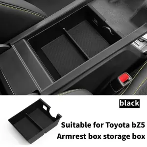 Suitable for 2025 Toyota BZ5 center console armrest box car storage box storage tray box and interior accessories Expand storage space neat and orderly