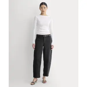 Twisted Seam Barrel Pant
