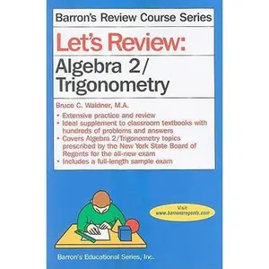 USED-Let's Review Algebra 2/Trigonometry by Bruce Waldner M.A. (Paperback)