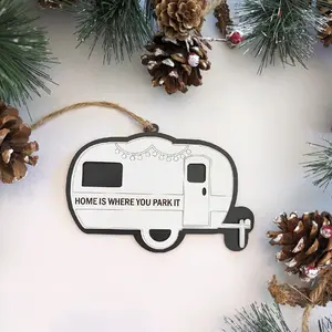 Camping Ornament, Travel Ornament, Camper Ornament, RV Ornament, Gift for Camping Lover, RV Trailer Ornament, Gift for Campers, Camper Gifts
