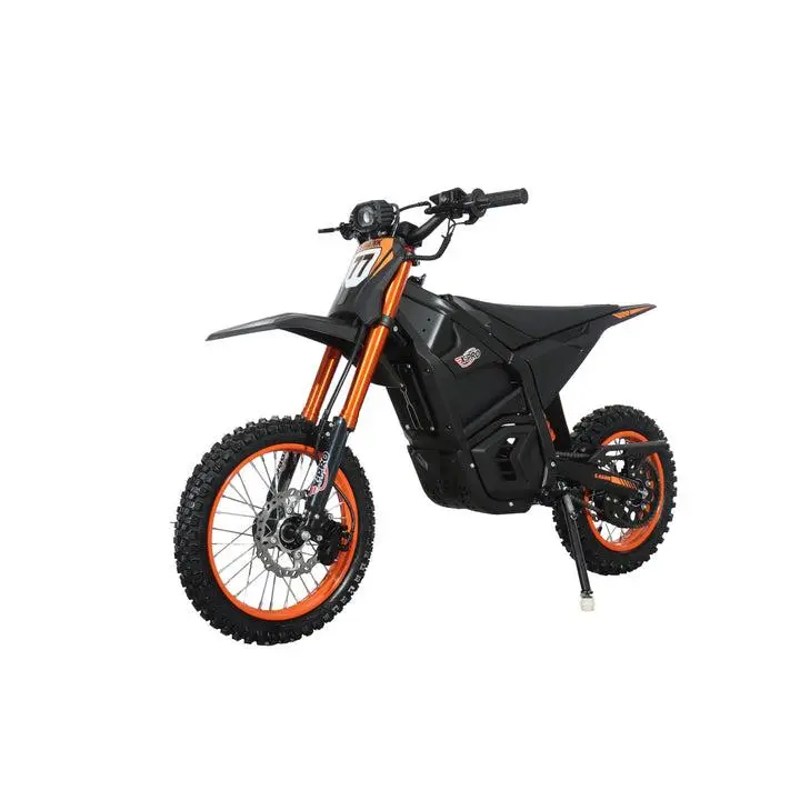 X-PRO E-HAWK Electric Dirt Bike — 3500W Peak Mid-Drive Gearbox, 48V 23.5Ah, Up to 42+ MPH