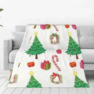 Customized Breathable Durable Christmas Plaid Blanket - Soft, Warm, 50×60 in, Suitable for Living Room, Bedroom, Ideal Gift for Family