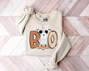 [Sale off up to 50%] Boo Sweatshirt, Disneyland Halloween Sweatshirt