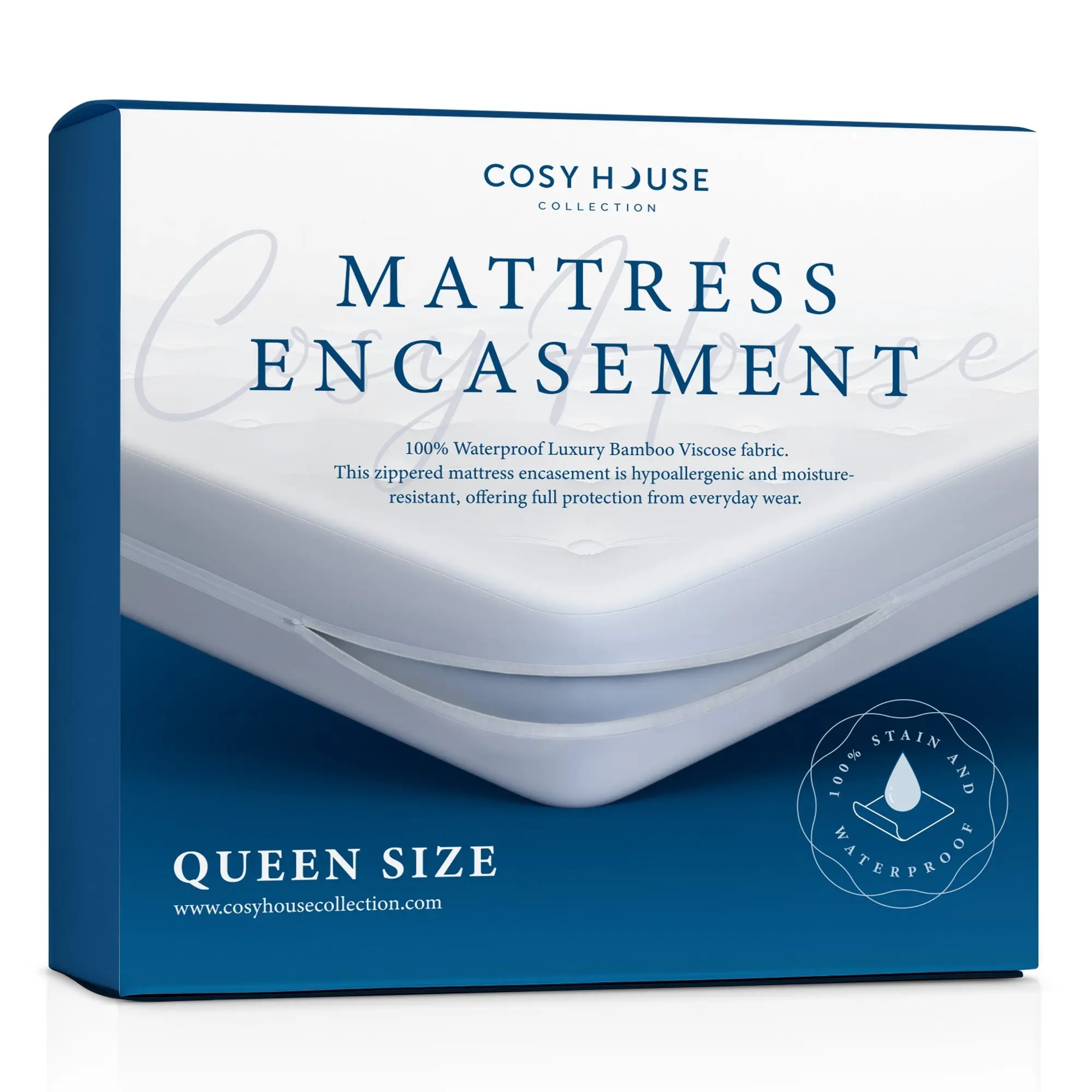 Luxury Zippered Mattress Encasement Luxury Zippered Mattress Encasement