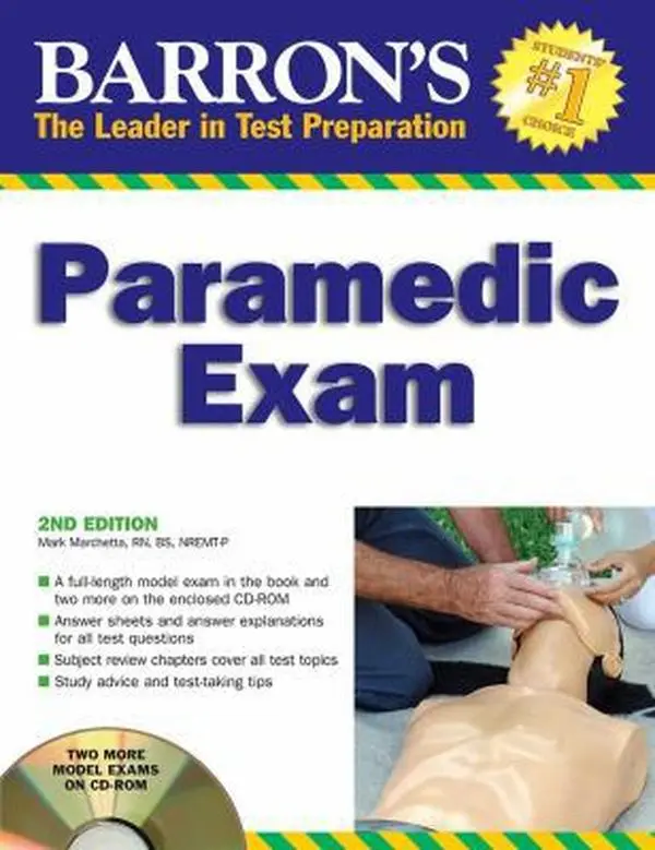 USED-Barron's Paramedic Exam [With CDROM] by Marchetta, Mark (Paperback)