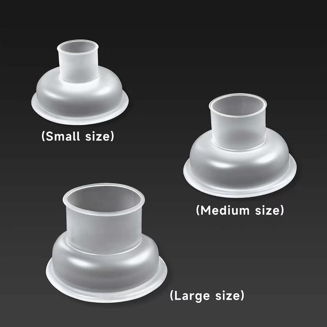 【Renhui】3-Piece Joint Cupping/Suction Cup Set, featuring a powerful vacuum pump and shatterproof U-shaped cups, ideal for back massages and body relaxation—batteries not included; suitable for both men and women for body care.