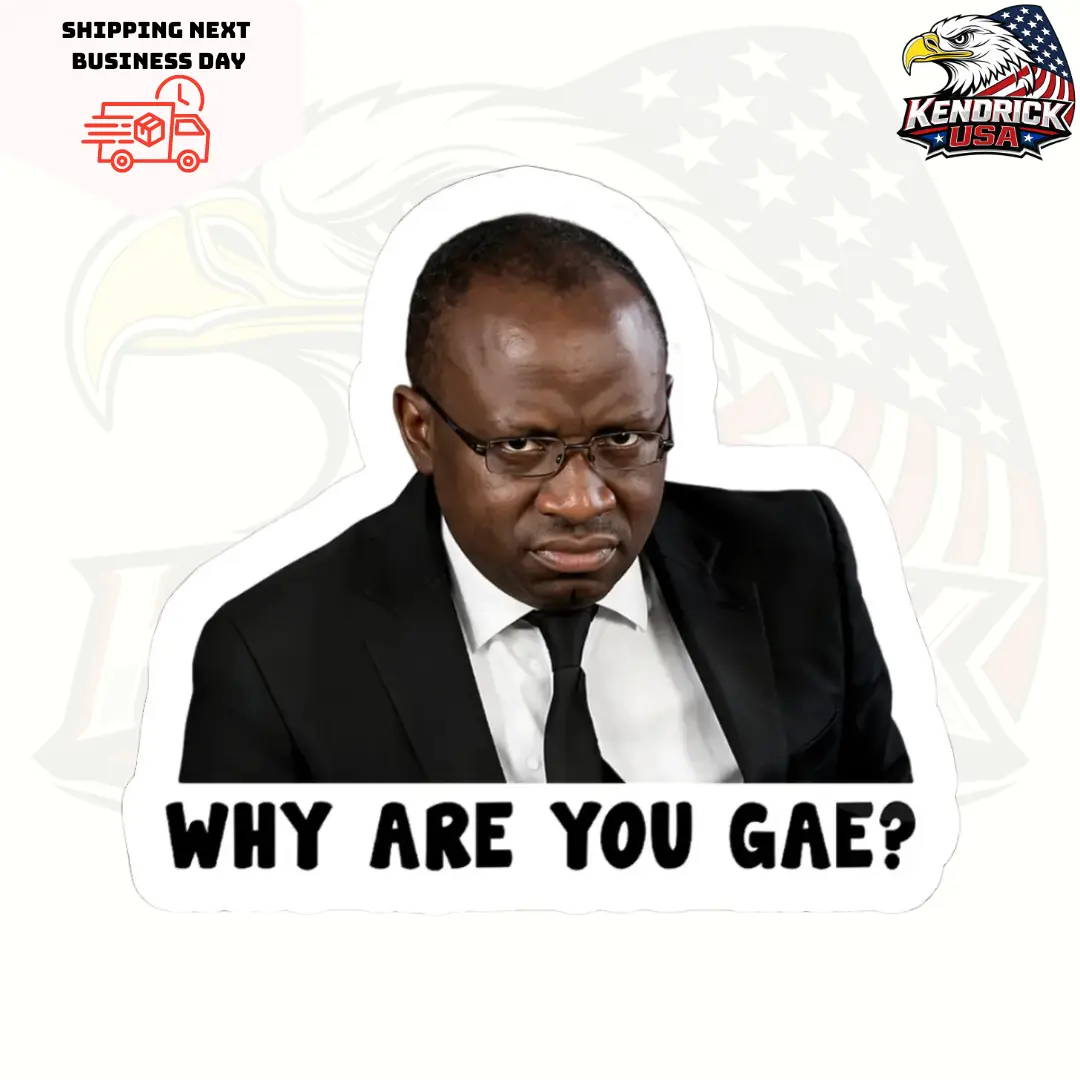 [Die-cut] Meme Funny Sticker Why are you GAE ? Sticker meme