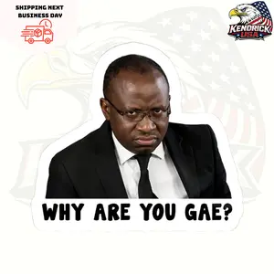 [Die-cut] Meme Funny Sticker Why are you GAE ? Sticker meme