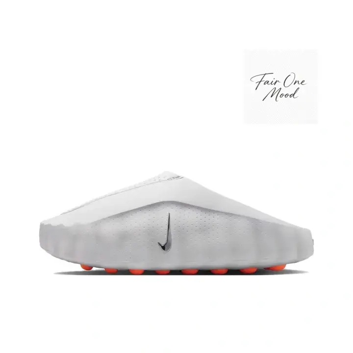 Wavy Thick Platform Cushion Sole Two Tone Off White Orange Ventilated Hole EVA Slides Slip On Design Raised Orange Traction Studs Shock Absorb Lightweight Foam Slippers Unisex Hotel Shower Lake Surf City Stroll Pool Party Minimal Summer Trend Footwear