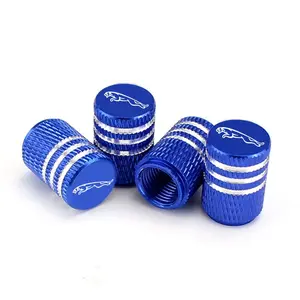 Jaguar Wheel Valve Caps for Xfr Xf Sportbrake F-Type S-Type, Aluminum Alloy Tire Leak Prevention, Car Accessories Modification