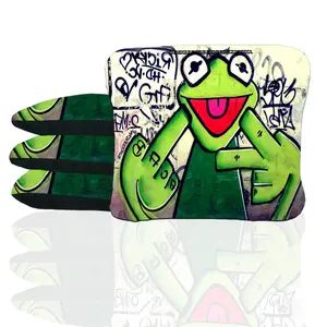 Gangster Frog Cornhole Bags