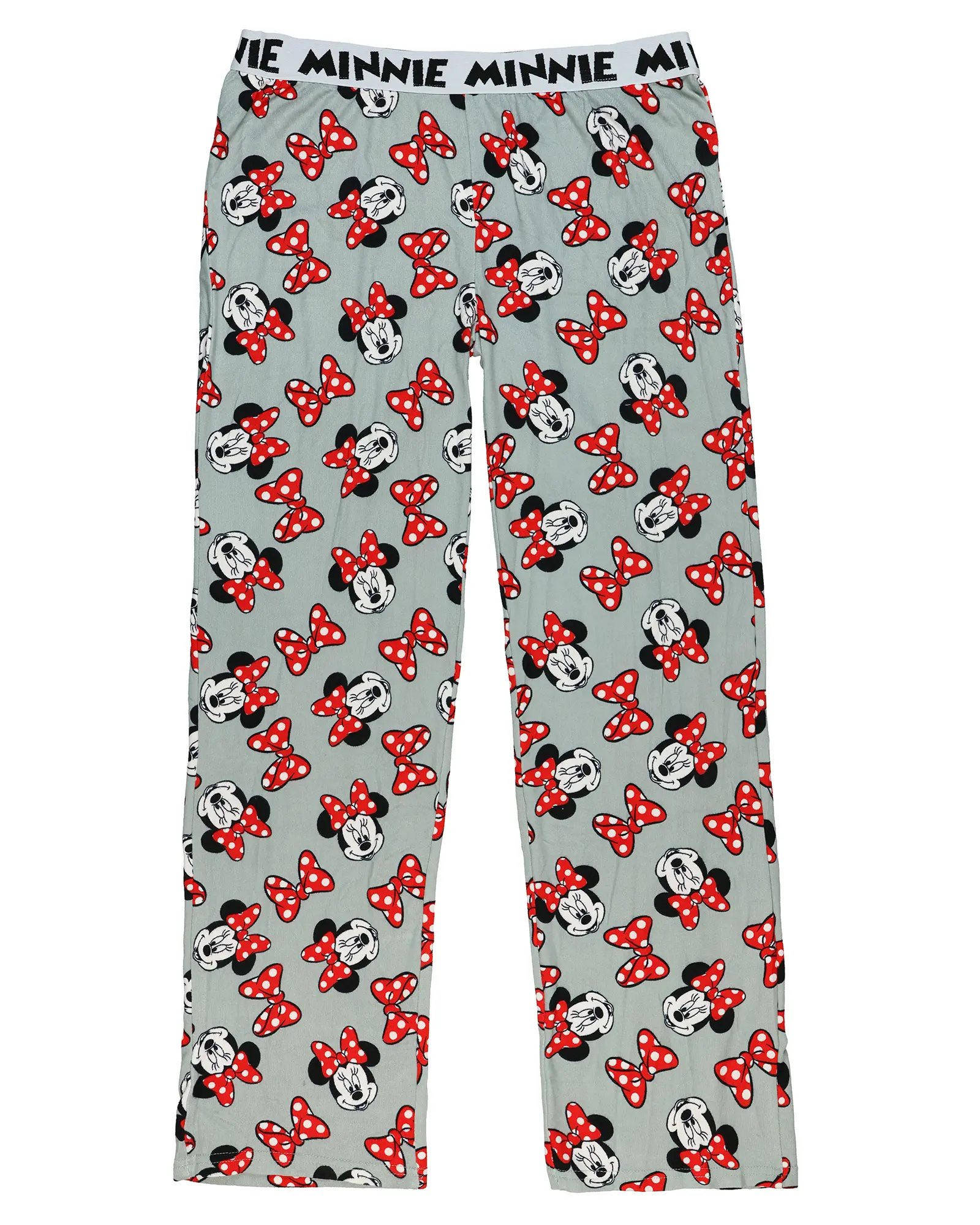 Mickey Mouse Pajamas Women's Minnie Mouse Bows AOP Lounge Pajama Pants